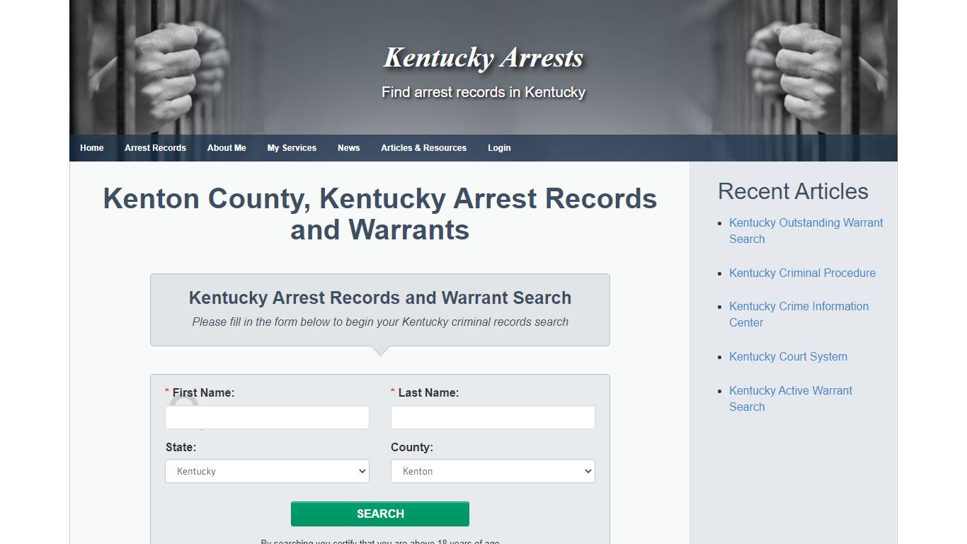 Kenton County, Kentucky Arrest Records and Warrants ...